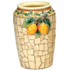 Fleur De Lis Living Kayla Mosaic Round Ceramic Table Vase FDLL3056